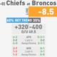 Illustration for article titled NFL Betting Lines, Visualized: Week 11 (Late Edition)
